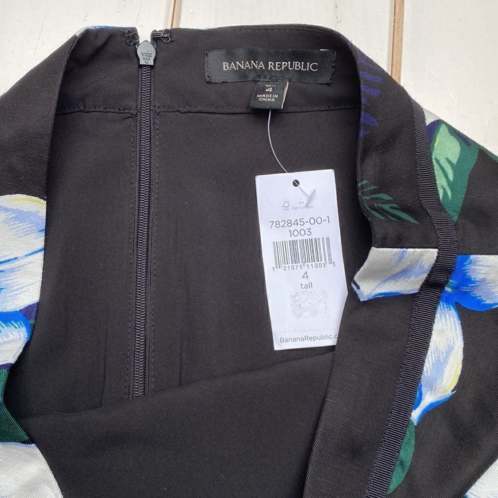 NWT Linen Blend Floral Pencil Skirt - Picture 8 of 12